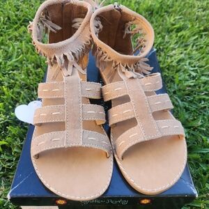 Cynthia Rowley girls gladiator sandal, size 4 youth